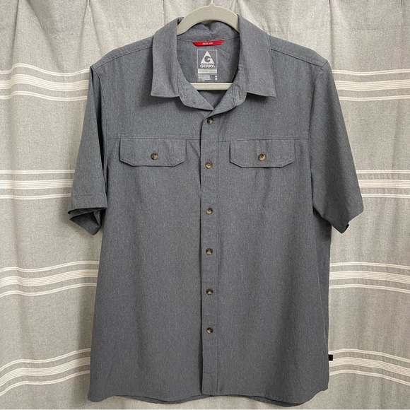GERRY / Mens Performance Short Sleeve Button Down Size M - Picture 3 of 10